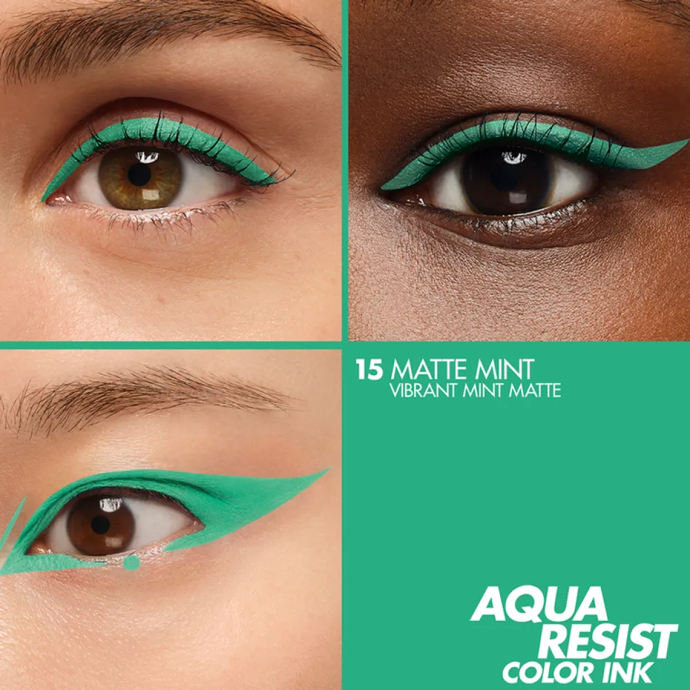 Waterproof | Delineadores*Make Up For Ever Aqua Resist Color Ink 15 Matte Mint