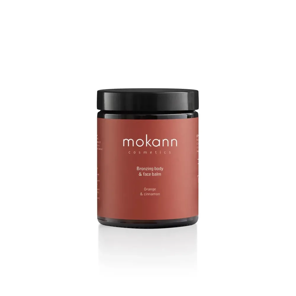 Cremas*Mokann Cosmetics Bálsamo Bronceador para Cuerpo y Rostro de Naranja y Canela