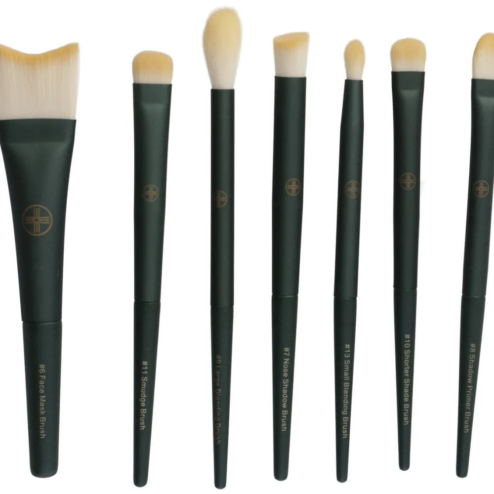 Brochas*Eigshow Beauty Chic Series Mini Shaded Spruce Makeup Brush Kit 18 pcs