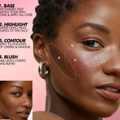 Correctores*Make Up For Ever HD Skin Face Essentials Palette With Highlighters - H3 Tan to Deep
