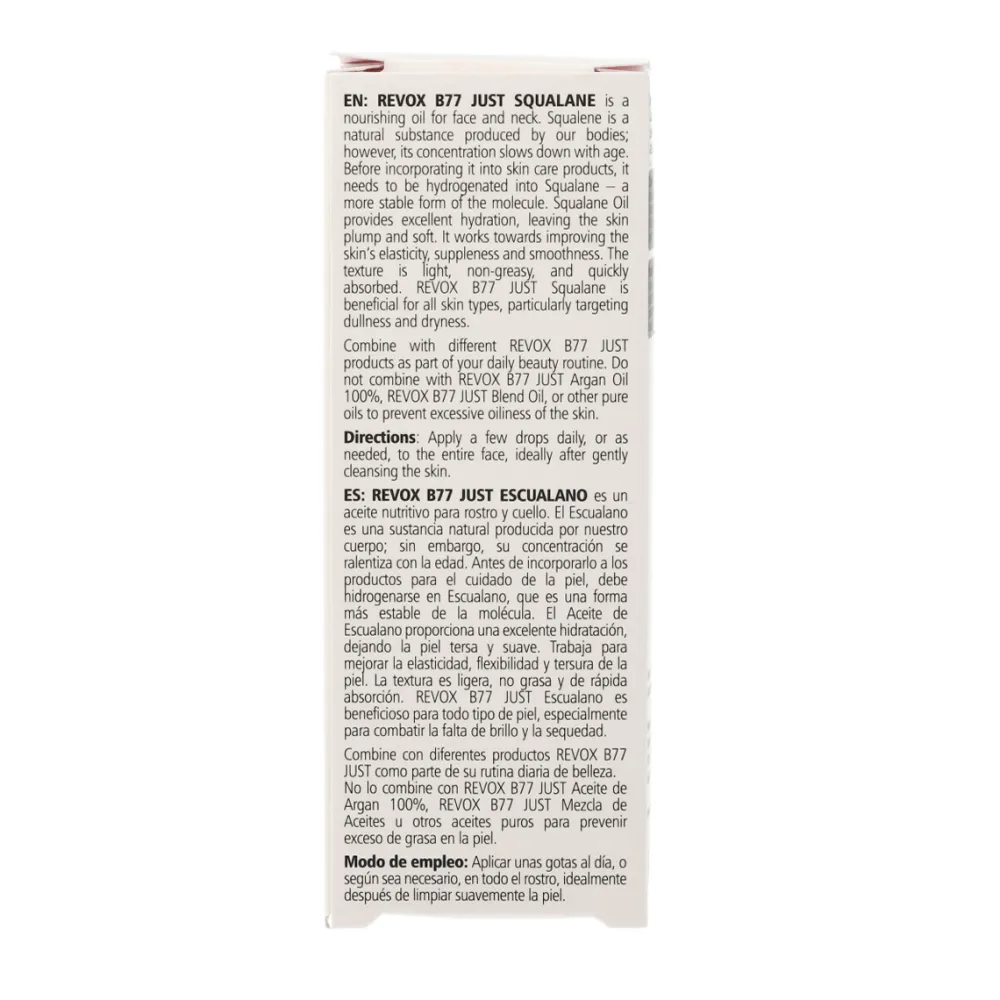 Soluciones | Hidratantes*Revox Just Squalane