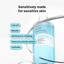 K Beauty | Desmaquillantes*COSRX Low pH Niacinamide Micellar Cleansing Water