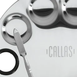 Herramientas*Callas Makeup Palette With Spatula (Semi circulo)