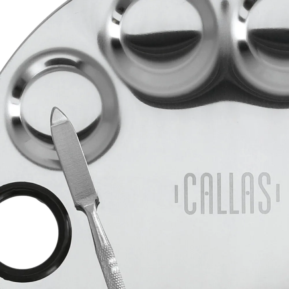 Herramientas*Callas Makeup Palette With Spatula (Semi circulo)