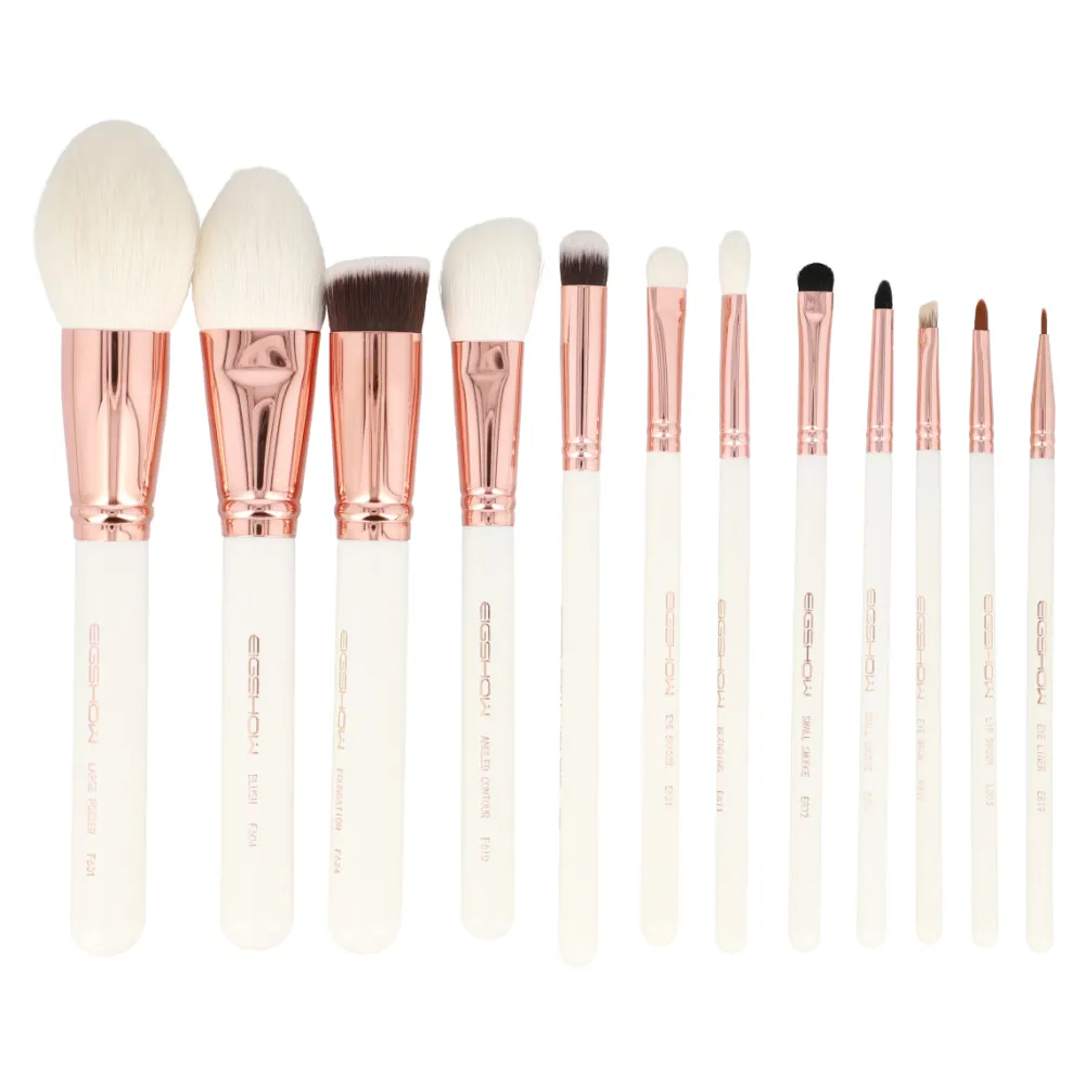 Brochas*Eigshow Beauty Master Series Classic Rose Gold Brush Kit 12 Pcs