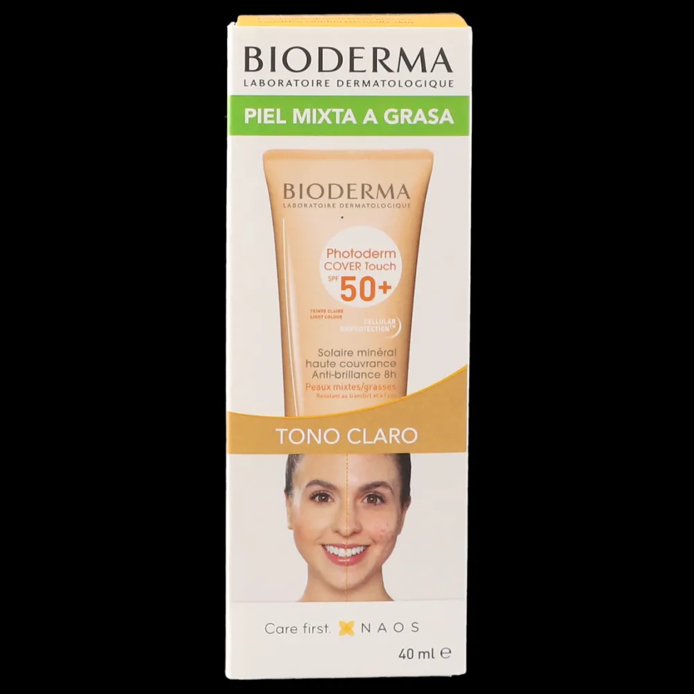Protectores Solares*Bioderma Photoderm COVER Touch SPF 50+ Claire Light