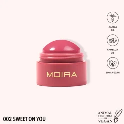 Rubores*Moira Soft Blush Balm 002 Sweet On You