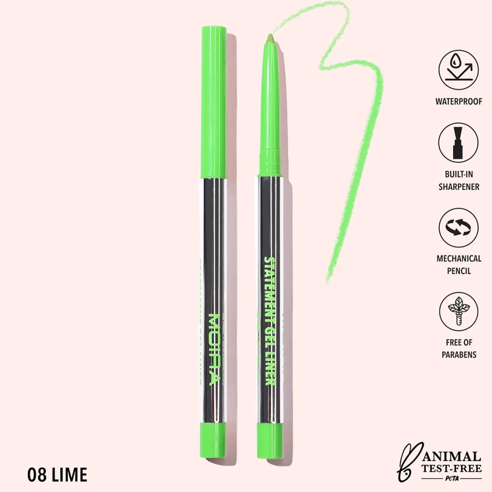 Delineadores*Moira Statement Gel Liner- 8, Lime