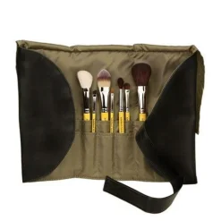Brochas*Bdellium Tools Studio Basic 7pc. Brush Set with Roll-up Pouch Studio