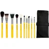 Brochas*Bdellium Tools Studio Mineral 10pc. Brush Set with Roll-up Pouch